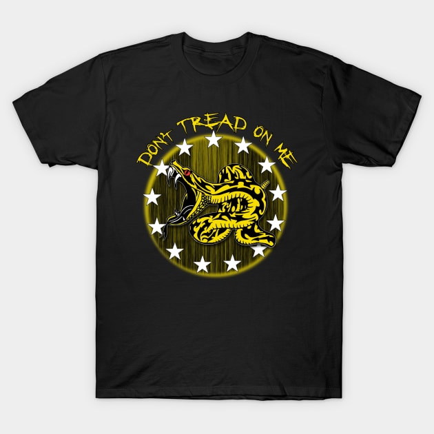 Don't Tread on Me-an T-Shirt by kevfla